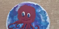 Восемь щупалец творчества! Как наши малыши "нарисовали" пластилинового осьминога